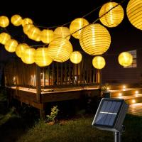 Lámparas Solares LED Cadena De Luces Exterior Guirnalda De Hadas Decoración De Jardín SolarPowered Para Navidad Boda Fiesta - details 0