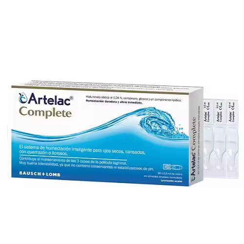 Bausch & Lomb Artelac Complete - Envases Unidosis 0,5 Ml - Sequedad Ocular - 1