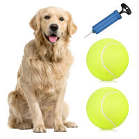Bolas De Tenis Gigantes De 9.5 Pulgadas Inflables Juguete Para Perros Y Gatos Divertido Para Niños Y Adultos - details 0