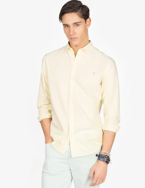 Harper & Neyer Camisa Amarillo Oxford Coolors - 1