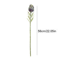 1PC Decoración De Flores Artificiales Ortiga Fruta Rey Flor Sola Plástica Para Casamiento Interior Casa - details 4