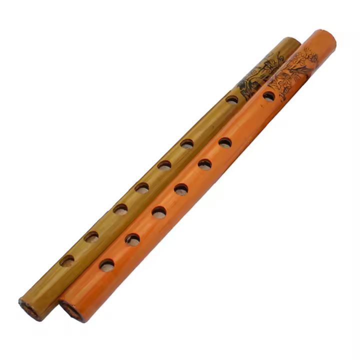 Flauta De Bambú Tradicional China Con 6 Agujeros Clarinete Vertical Instrumento Musical Para Estudiantes De Elementaria - 1