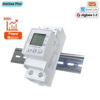 Medidor De Energía Inteligente Tuya ZigBee Fase Sola 80A En Rail Din Monitor De Potencia Voltaje Y Amperaje 110V 220V 50/60Hz Para Control Remoto Por App - details 13