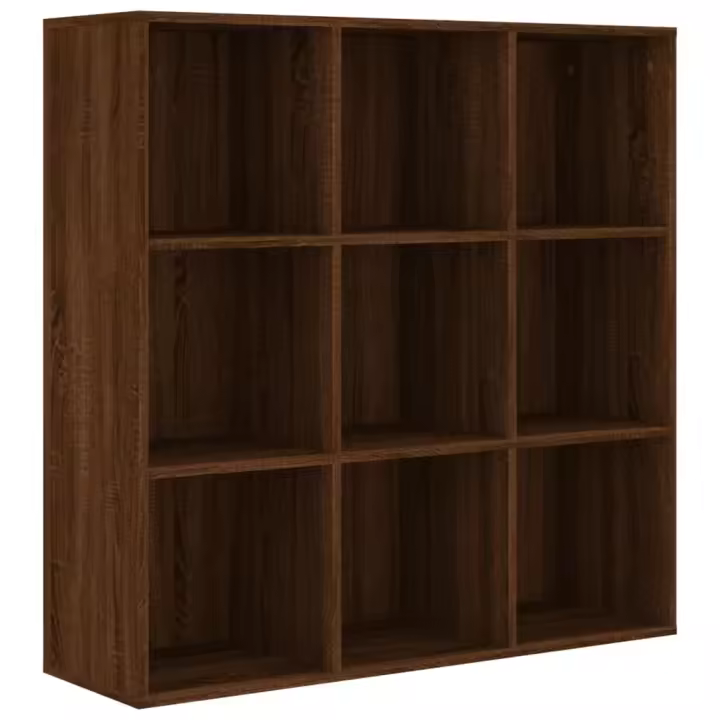 vidaXL Estantería madera de ingeniería 98x29x97,5 cm Blanco, Negro, Gris Mueble Almacenaje Estantería para Oficina, Estudio, Dormitorio Estantería/Librería/ mueble de Almacenamiento - 1