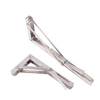 Pequeña Mesa Plegable De Acero Inoxidable Gris Para Caravana Accesorios De Coche Base De Escritorio Plegable Para Camping - details 6