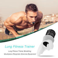 Entrenador De Respiración Flexor De Pulmones Duradero Ejercitador De Fitness Aumenta La Capacidad Pulmonar Nivel Ajustable Profundo Respiro - details 1