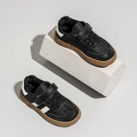 Zapatillas Casuales Para Niños Y Niñas Negras Con Suela Suave Antideslizante Alemanas Para Entrenamiento Unisex Cuero PU Todas Las Estaciones Rojo Moda Otoño Invierno Zapatos Bebé Niños - details 13