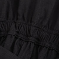 Vestido Midi Sin Mangas Estilo Camisa De Lino Mezcla Para Mujer Verano 2024 Con Cinturón Diseño Europeo Y Americano - details 16