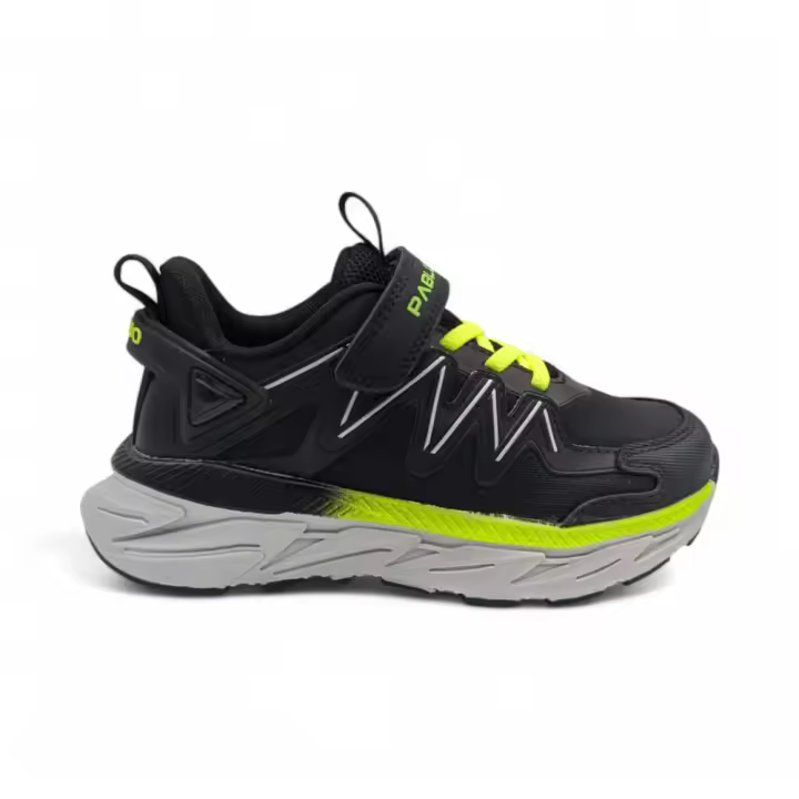 Zapatillas marca Pablosky para infantil en color negro - 1