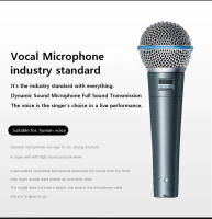 MICRÓfono DINámico SUPERcardioid METAL BETA 58A Para Escenario Canto Profesional MicrÓfono Conectado Para Karaoke BBOX Grabación Vocal - details 1