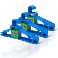 Perchas de Plástico Antideslizantes MINOKUA - Azul 39x17 - Ropa Organizada - details 1