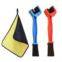 Kit De Limpieza Y Mantenimiento Portátil Para Bicicletas Y Motocicletas 3PCS Cepillo De Cadena Y Toalla Para Ciclismo - details 0