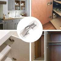 Juego De 2/10 Piezas De Resorte Hidráulico De Acero De 90 Grados Para Armarios Sin Perforación Herramientas De Muebles Para Cocinas Y Armarios - details 10
