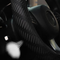 Cubierta De Volante Automotriz 3D Transpirable Y Estereoscópica Sin Anillo Interno Ajuste Para 14.5-15 Pulgadas Antideslizante - details 10