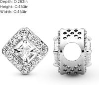Pandora Charm Resplandor Geométrico 786206CZ, Viene con el embalaje de Caja de Giunte original. - details 3