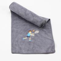 Toalla De Secado De Algodón De Alta Calidad Color Sólido Transpirable Deportiva Portátil Absorbe Sudor Toalla De Yoga Para Camping Al Aire Libre - details 4