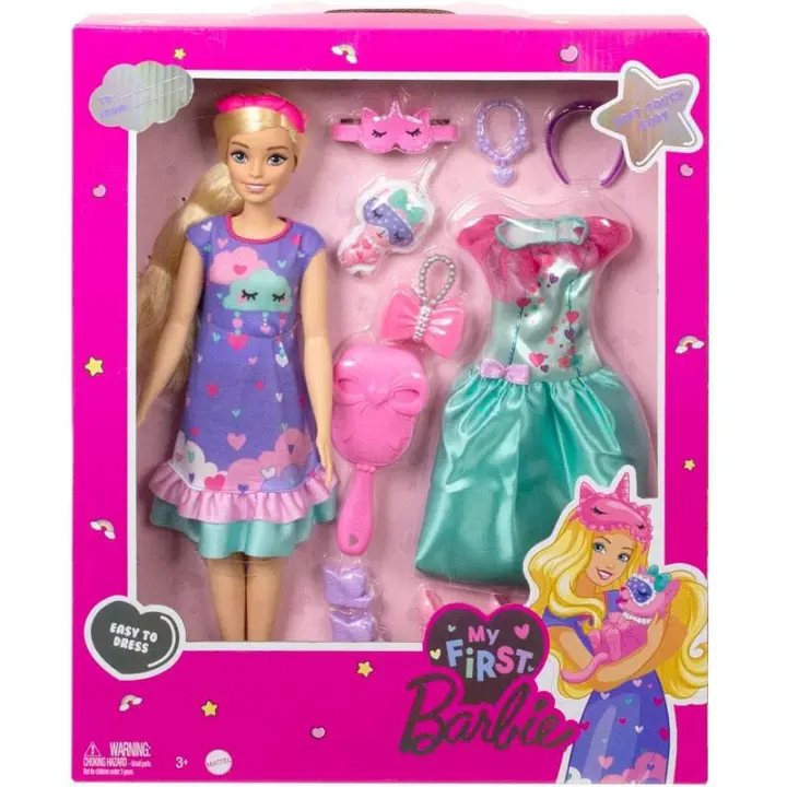 Barbie Mi Primera Barbie Malibú Noche y Día (Mattel HMM66) Mattel - 1