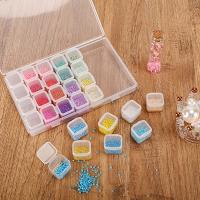 Set De Caja De Almacenamiento Transparente De Plástico Para Pintura Diamante 28/56 Cuadrícula Organizador De Perlas Herramientas De Pintura Diamante - details 4