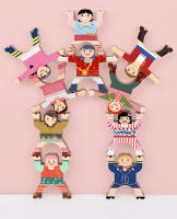 Juguetes Educativos Montessori DIY Muñeca De Equilibrio Bloques De Construcción Tablero Juegos De Pila Para Niños Y Niñas Edad 6-12 Años Madera - details 9