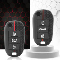 Funda De Llave De Coche En Silicona Para Citroen C5 C3 C4 C8 Berlingo Peugeot Partner Rifter 208 308 508 407 2008 3008 Expert - details 0