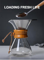 Hervidor De Café Con Filtro De Acero Inoxidable Y Vidrio De Borosilicato Alto Calidad Para Preparación Manual De Café Potencia 400ml - details 3