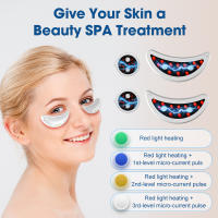 Masajeador De Ojos Con Corriente Micro-EMS Y Luz Roja LED Pulso 2 En 1 Belleza Facial Y Ocular Reducción De Ojeras Y Bolsas De Ojos Rejuvenecimiento Y Afirmación Del Piel - details 2