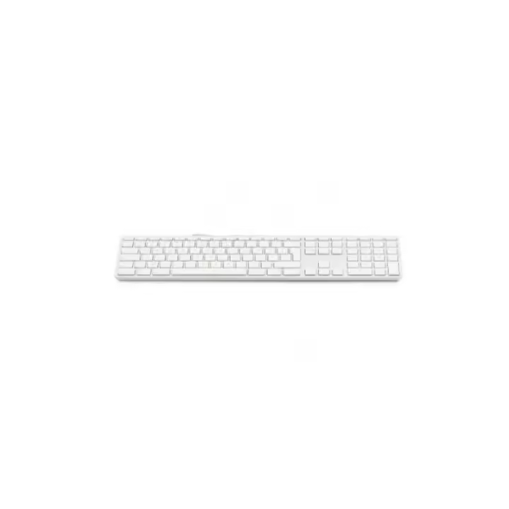 Teclado USB 110 teclas Teclado USB cableado con 2x USB y tapa superior de aluminio - Portugués - 1