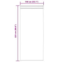 Cortinas Opacas vidaXL con Lazos de Suspensión 2 piezas Gris Oscuro Terciopelo - details 6