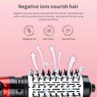 Peine Secador De Pelo 3 En 1 Con Cepillo De Aire Multi Función Secador De Cabello Curler De Iones Negativos Y Liso 360° Giratorio Para Cabello - details 14