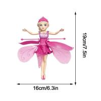 Muñeca Voladora Divertida Y Mágica Mini Dron De Princesa Fairy Control Remoto Con Rotación Y Baile Por Gestos Juguetes Luminosos Para Adolescentes - details 14