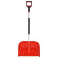 vidaXL Pala quitanieves aluminio rojo 136 cm - details 1