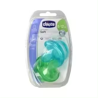 Chicco Chupete Physio Soft Silicona +12 Meses Rosa, 2 Uds - 1