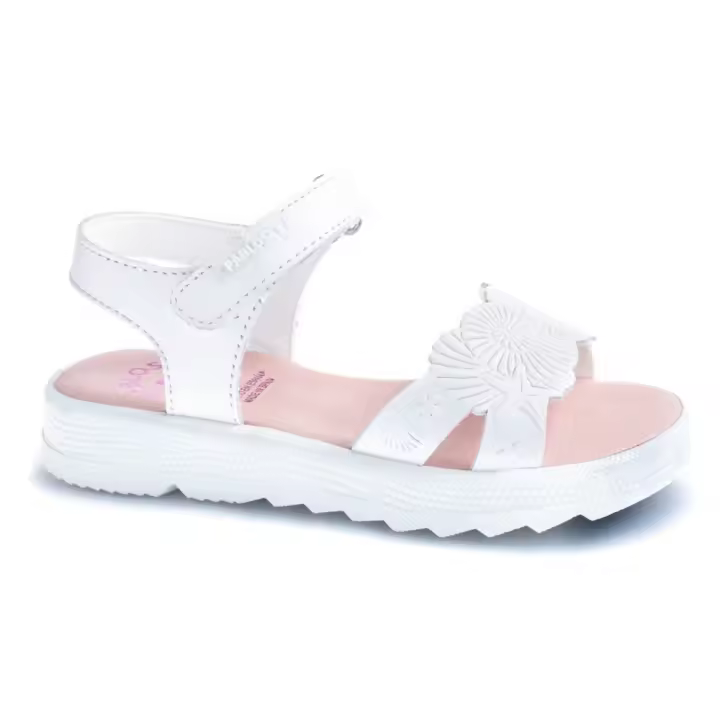 Sandalias planas niña PABLOSKY 430700 SANDALIA ADORNO PALA BLANCO 31374 24V - 1