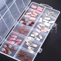 Caja De Almacenamiento Para Uñas Postizas De Acrílico Transparente Caja Vacía De Alta Calidad Organizador De Manicura Para Uñas Postizas De Presión Artificial - details 7