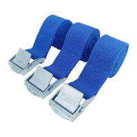 3 Piezas Cinta De Amarre De 1M Con Hebilla De Metal Para Automóvil Motocicleta Bicicleta Cuerda De Remolque Fuerte Cinta De Polipropileno Para Equipaje - details 5