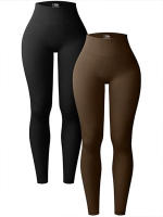 Pantalones De Yoga Para Mujer De Otoño E Invierno Cintura Alta Elasticidad Levantamiento De Caderas Secado Rápido Fitness Sin Costuras - details 4