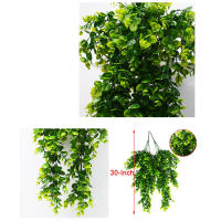 Eucalipto Artificial De 80cm Hojas Redondas Planta Vertical Para Decoración De Pared Hogar Sala De Estar Exterior Jardín Falso Plant - details 3
