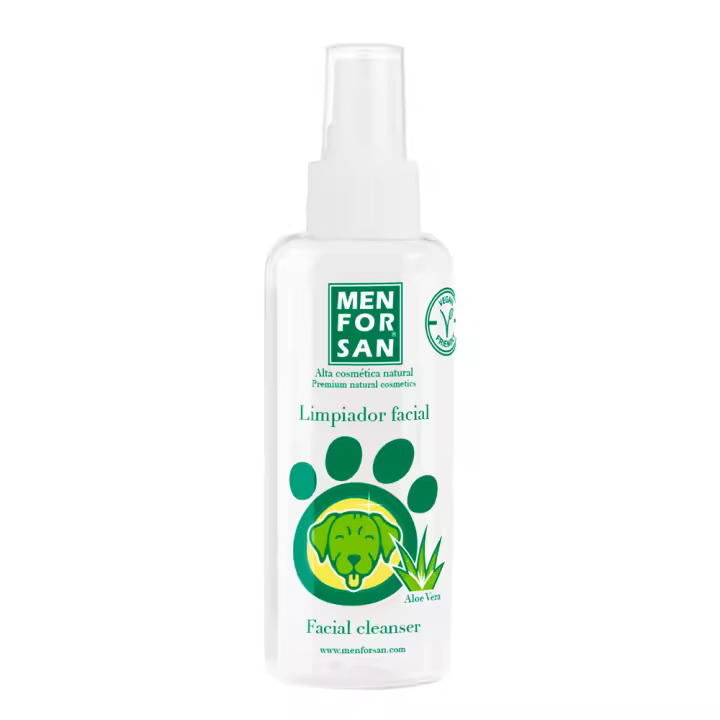 MENFORSAN Limpiador Facial para Perros con Aloe Vera de Cultivo ecológico, 60ml - 1