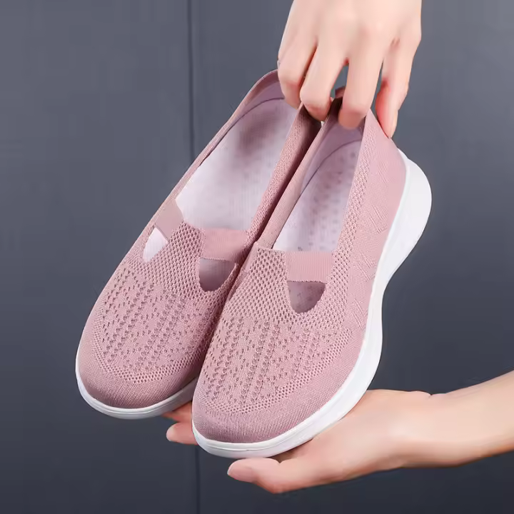 Zapatos De Mujer Casual De Verano Comodidad Fashion Suela Suave Transpirable Zapatos Planos Con Agujeros Para Exterior Tenis Zapatos De Mujer - 1