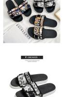 Zapatillas De Verano Para Hombre Antideslizantes Y Suaves Para Exteriores Y Interiores Con Correa De Gancho Zapatos Planos Casuales Para Playa - details 3