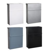 Caja De Correo Retro De Seguridad Con Cerradura Para Exterior Instalación En Pared Caja De Cartas Para Puerta Delantero Material Metálico - details 1