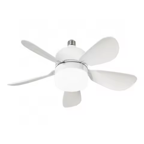 ALEMAR - VENTILADOR BLANCO CON ROSCA PARA LÁMPARA MODELO NANO 42CM 5 PALAS 11819 ALEMAR - 1