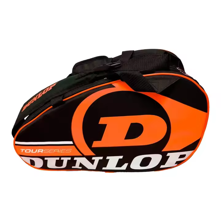 Paletero Dunlop Tour Intro Negro Naranja - 1