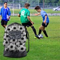 Bolsa Deportiva De Malla Grande Con Correa Y Cordón Para Almacenar Equipamiento De Baloncesto Voleibol Béisbol Y Natación - details 5