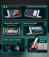 BQCC Pantalla Portátil De 6.86 Pulgadas Con Pantalla Plegable MP5 USB BT DVR Mirrorlink Android Carplay IPS Reversa Para Coche - details 1