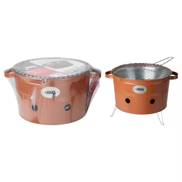 ProGarden Barbacoa de cubo con 2 asas mate 34,5 cm parrilla de jardín Color orange,  Negro,  Verde y mas - 1