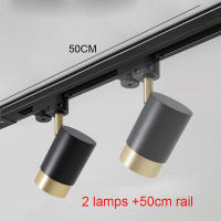 Spotlight De Techo LED GU10 Ajustable En Ángulo Multi Para Decoración De Habitaciones Sala De Estar Bares Tiendas Luz De Tramo De Rail Material De Aluminio - details 19