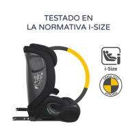 Ms BabyWorld BETA Silla coche Isofix Grupo 2/3 y convertible en Alzador, I-SIZE R129, Silla coche para bebé y niños, Cinturón, Universal, de 15 a 36 kg ó 100-150 cms, Negro - details 4