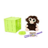 RESCUE RUNTS - Babies - Adopt Me Monkey Serie 1 - Un animal de peluche adorable, adoptable y fácil de cuidar que necesita un hogar para siempre - Coleccionable -   Caja Verde Casa Amorosa Peluche - Recomendada para mayores de 3 años - details 0