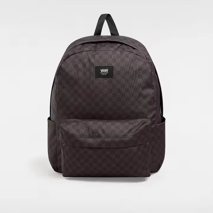 Mochila Cuadros Negra Vans Old Skool Check - 1
